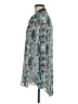 TWO by Vince Camuto 100% Polyester Animal Print Teal Long Sleeve Blouse Size M - photo 5