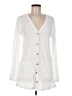 Unbranded 100% Polyester White Cardigan Size M - photo 1