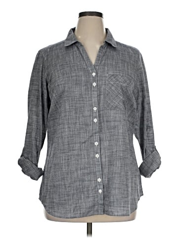 Columbia 3/4 Sleeve Button-Down Shirt (view 1)