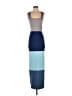 K Too Color Block Blue Casual Dress Size M - photo 1