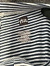 Tea 100% Cotton Stripes Gray Active Pants Size 6 - photo 3