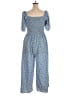 Unbranded 100% Polyester Hearts Blue Jumpsuit Size 3X - photo 2