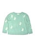 Hanna Andersson Teal Pullover Sweater Size 6 - 7 - photo 1