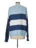 Lucky Brand Color Block Blue Pullover Sweater Size L - photo 2