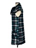 Papillon Plaid Teal Casual Dress Size M - photo 5