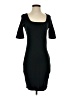 Venus Solid Black Casual Dress Size S - photo 1