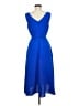 DKNY 100% Polyester Blue Cocktail Dress Size 8 - photo 2