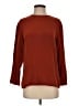 Neiman Marcus 100% Silk Brown 3/4 Sleeve Top Size 8 - photo 1
