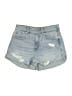 PacSun 100% Cotton Blue Denim Shorts Size 24 waist - photo 1