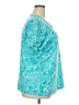 Basic Editions 100% Cotton Teal Short Sleeve Top Size 2X - photo 4