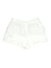Ann Taylor LOFT Solid White Shorts Size L - photo 2