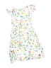 Unbranded Floral White Pink Dress Size 7 - 8 - photo 1