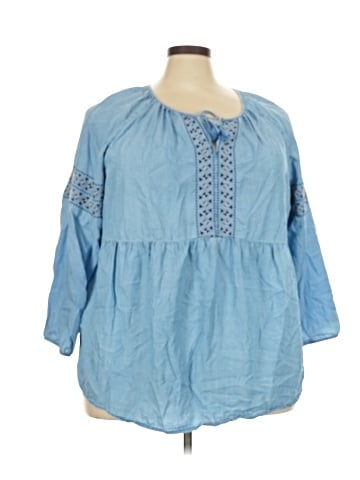 Old Navy 3/4 Sleeve Blouse (view 1)