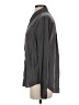 SPANX 100% Silk Gray Long Sleeve Silk Top Size S - photo 5