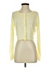 Shein 100% Polyester Yellow Long Sleeve Blouse Size XS - photo 1