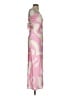 SNDYS. 100% Polyester Graphic Pink Cocktail Dress Size S - photo 4