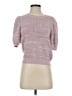 Amour Vert 100% Organic Cotton Pink Pullover Sweater Size S - photo 1