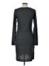 Leith Solid Gray Casual Dress Size L - photo 2
