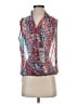Bisou Bisou 100% Polyester Teal Sleeveless Blouse Size XS - photo 1