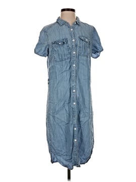 andrea jovine denim dress AJ ANDREA JOVINE Denim Tencel Shirt Dress blue / XL