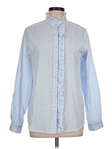 Unbranded Long Sleeve Button-Down Shirt (view 1)