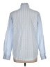 Unbranded Stripes Blue Long Sleeve Button-Down Shirt Size L - photo 2