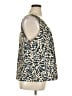 Nic + Zoe 100% Polyester Tan Sleeveless Blouse Size 1X - photo 4