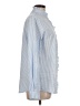Unbranded Stripes Blue Long Sleeve Button-Down Shirt Size L - photo 4
