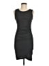 Leith Solid Gray Casual Dress Size M - photo 1