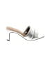 A New Day Metallic Silver Sandals Size 8 - photo 1