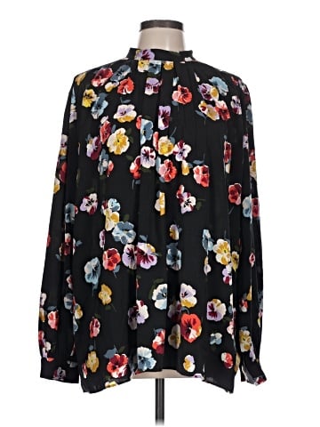 Ann Taylor Long Sleeve Blouse (view 1)