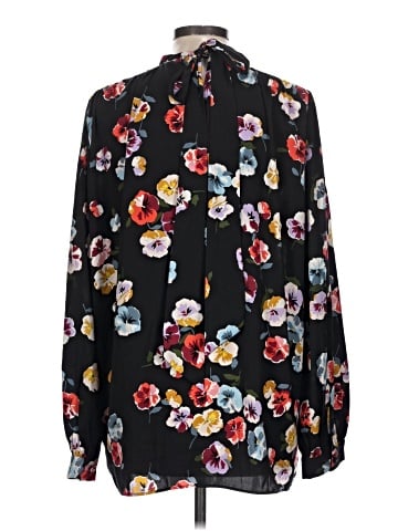Ann Taylor Long Sleeve Blouse (view 2)