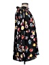 Ann Taylor 100% Polyester Floral Black Long Sleeve Blouse Size L (tall) - photo 4