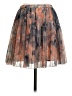 BCBGeneration 100% Polyester Print Orange Casual Skirt Size S - photo 1