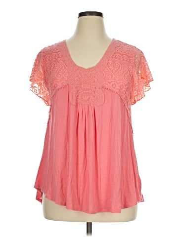 Live and Let Live Short Sleeve Blouse (view 1)