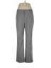 Le Suit 100% Polyester Chevron-herringbone Gray Dress Pants Size 10 - photo 1