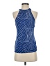 Ann Taylor Blue Sleeveless Blouse Size S - photo 1