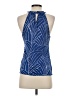 Ann Taylor Blue Sleeveless Blouse Size S - photo 2