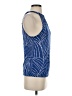 Ann Taylor Blue Sleeveless Blouse Size S - photo 4