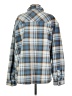 Sage Collective 100% Polyester Plaid Blue Fleece Size XS - photo 2