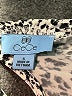 CeCe Animal Print Silver 3/4 Sleeve Blouse Size S - photo 7