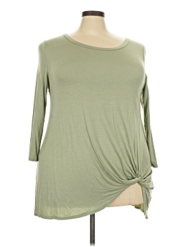 emerald 3/4 Sleeve T-Shirt (view 1)