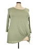emerald Green 3/4 Sleeve T-Shirt Size 3X - photo 1