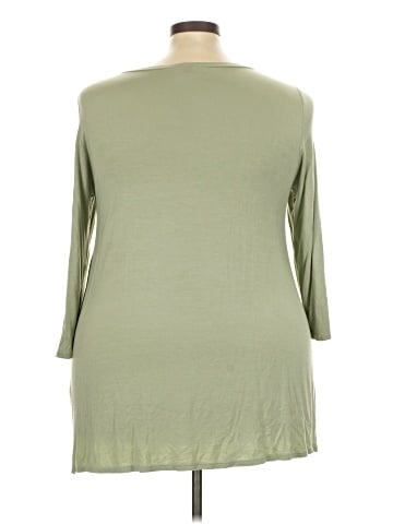 emerald 3/4 Sleeve T-Shirt (view 2)