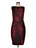 Cache Animal Print Red Cocktail Dress Size 8 - photo 1