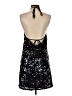 Jolt 100% Polyester Stars Black Cocktail Dress Size XS - photo 2