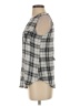 Francesca's Gray Sleeveless Button-Down Shirt Size S - photo 5