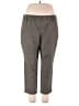 Lands' End Solid Gray Casual Pants Size 18 (petite) - photo 1