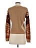 Flying Tomato Animal Print Tan Pullover Sweater Size S - photo 2