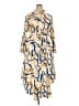 BLOOMCHIC Print Gold Casual Dress Size 18 - 20 - photo 1